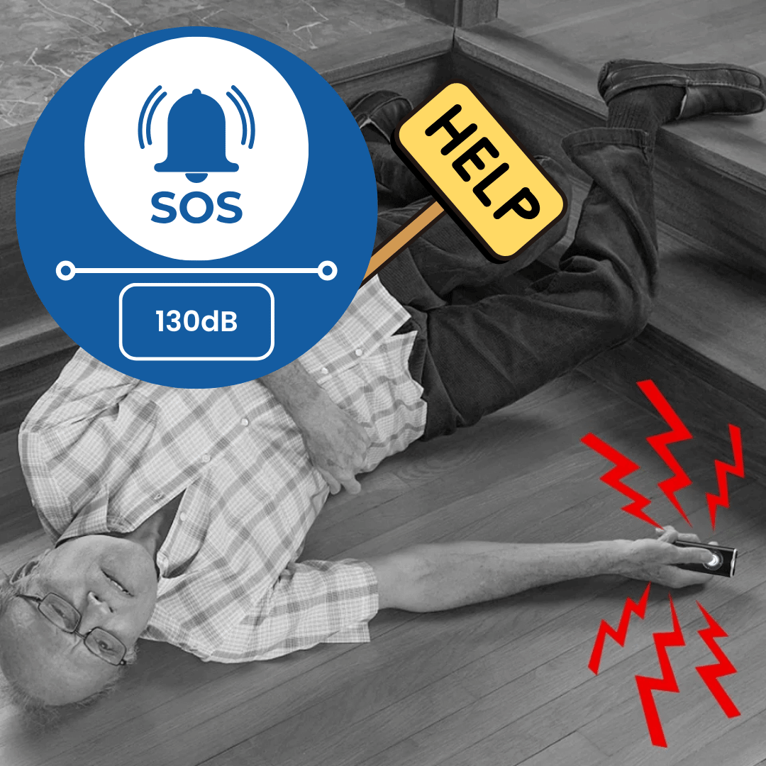 Senior man needing assistance